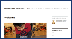 Desktop Screenshot of emmergreenpreschool.org.uk